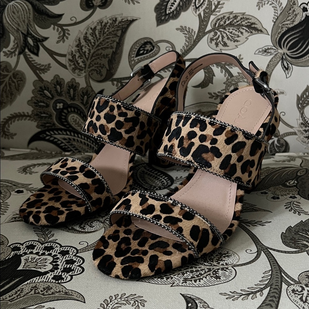 Coach Rylie Calfhair Sandals